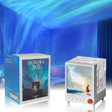 پروژکتور اسپیکر دار شفق قطبی با آمبیانس صدا طبیعت