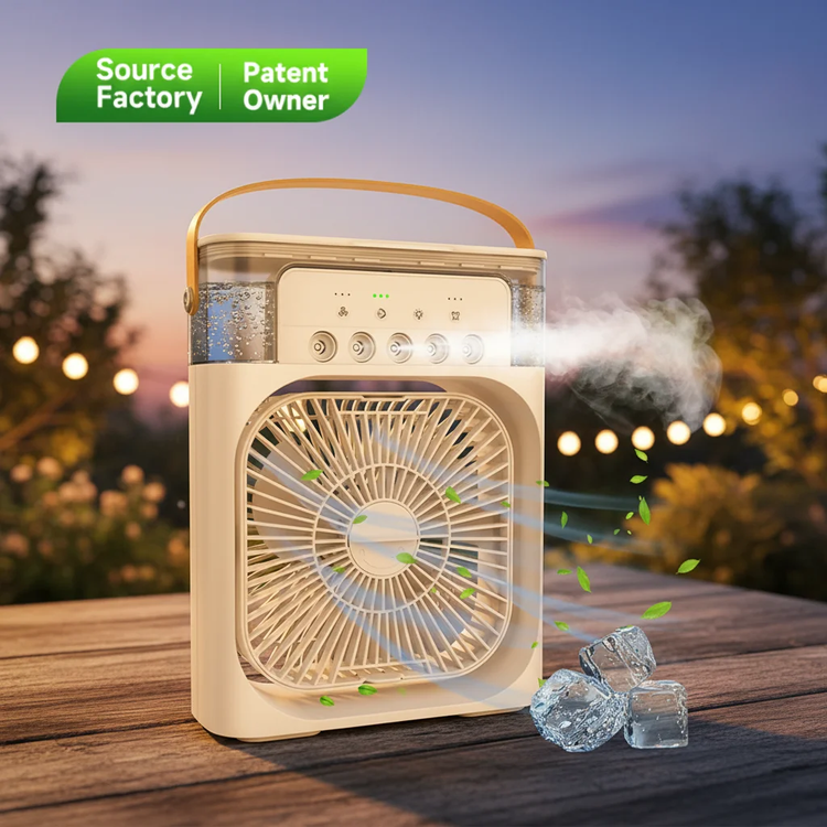 پنکه رومیزی مهپاش شارژی جدید مدلSpray Fan- اورجینال