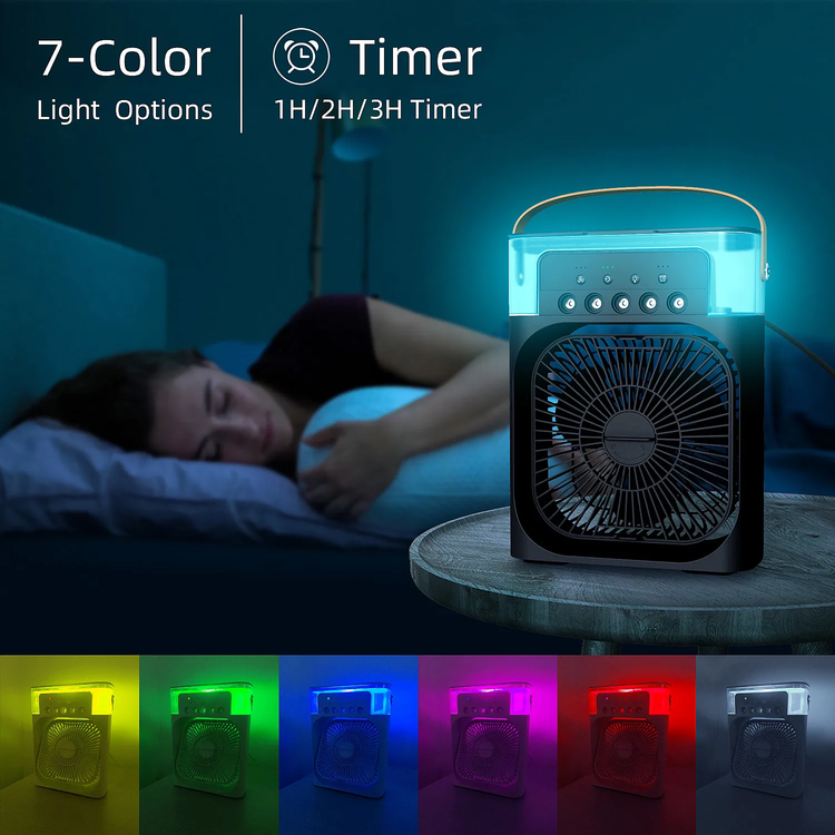 پنکه رومیزی مهپاش شارژی جدید مدلSpray Fan- اورجینال