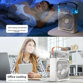پنکه رومیزی مهپاش شارژی جدید مدلSpray Fan- اورجینال