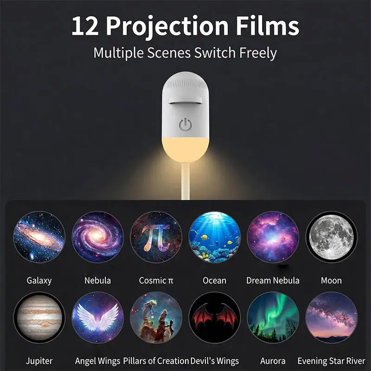 چراغ خواب و پروژکتور کهکشان Starry Sky Projection Nightlight