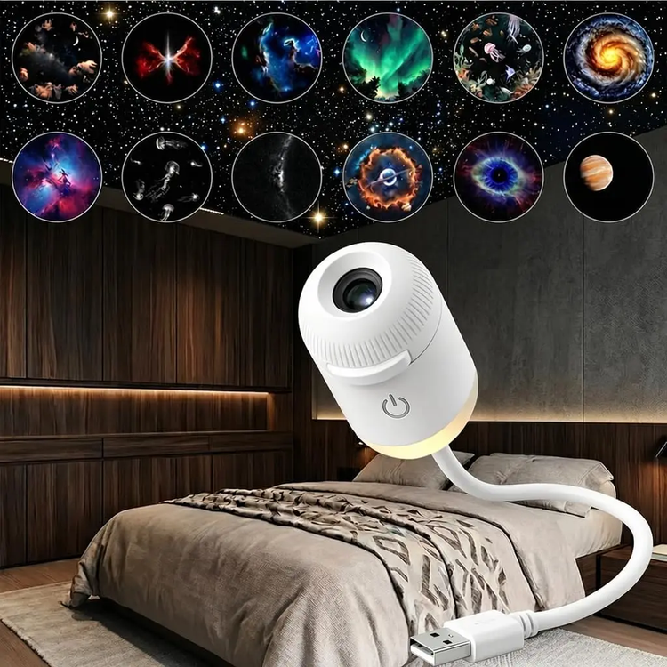 چراغ خواب و پروژکتور کهکشان Starry Sky Projection Nightlight