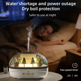 دستگاه بخور سرد و دیفیوزر معطرکننده (Raindrop Aroma Diffuser) با طرح مینیاتوری زمستانی