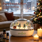 دستگاه بخور سرد و دیفیوزر معطرکننده (Raindrop Aroma Diffuser) با طرح مینیاتوری زمستانی