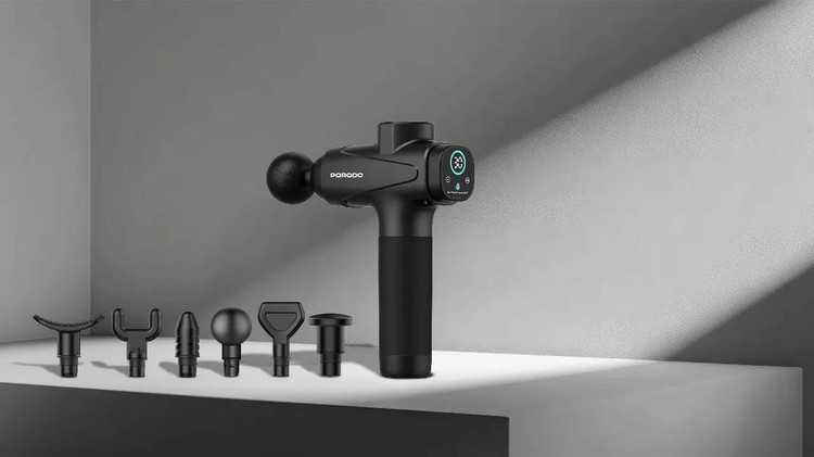 دستگاه ماساژور تفنگی (Massage Gun) از برند Porodo