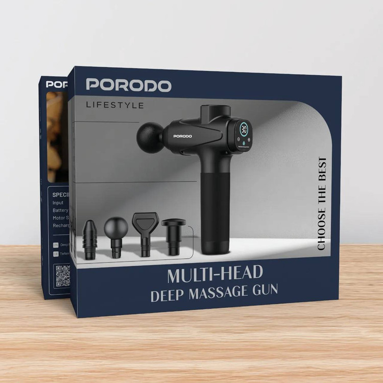 دستگاه ماساژور تفنگی (Massage Gun) از برند Porodo