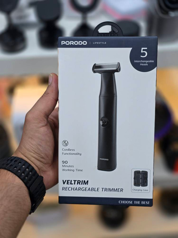 ماشین اصلاح و خطزن شارژی مدل PDLFSTAD3BK برند PORODO اصلی