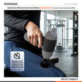 ماساژور تفنگی تفنگی کوچک (Handheld Massager) از برند Porodo مدل EaseOn