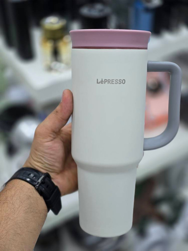ماگ مسافرتی و عایقدار برند LePRESSO مدل QuirkSip