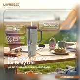 ماگ مسافرتی و عایقدار برند LePRESSO مدل QuirkSip