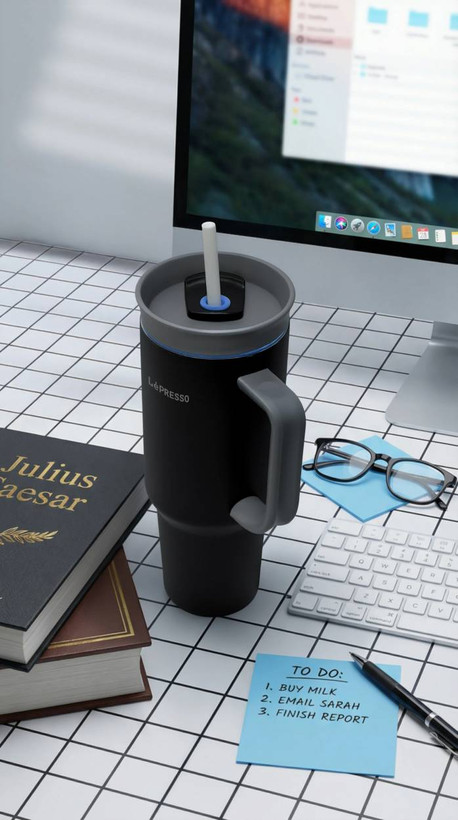 ماگ مسافرتی و عایقدار برند LePRESSO مدل QuirkSip